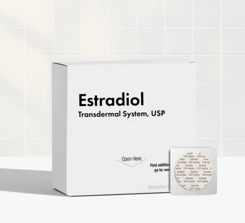 estradiol patch product photo