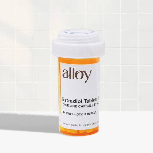 estradiol pill product photo