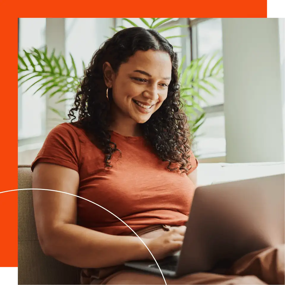 Healthcare Provider on her computer